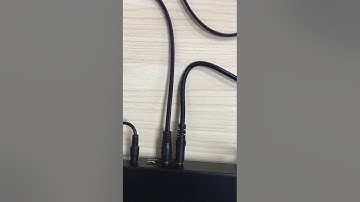 the connection of wireless microphone system