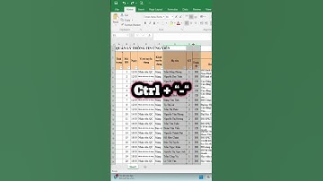 Cách Xóa Cột và Xóa Hàng Cực Nhanh trong Excel #kienthuc #excel #freefire #exceltips #funny #fyp