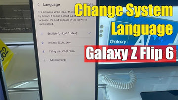 How To Change System Language On Samsung Galaxy Z Flip 6