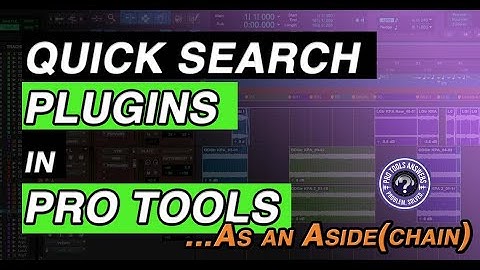 Pro Tools Answers | How to Find Plug-ins Quickly in Pro Tools