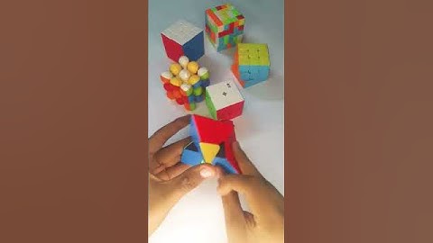 Pyraminx cube solve 3layer easy trick #cube #explore #subscribe #shorts #ytshorts @KingofCubers#su