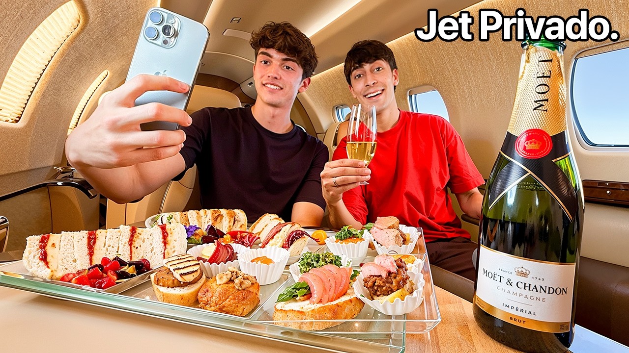 Niño Millonario Me Invita a Su Avión Privado | 21 Días Entre Millonarios