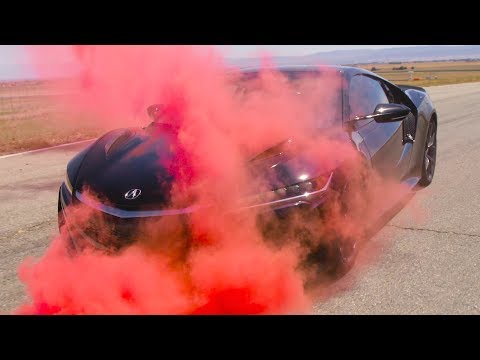 Using Smoke Grenades To Understand Acura NSX Aerodynamics