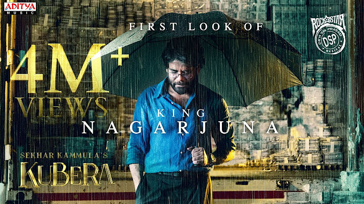 King Nagarjuna First Look | Kuberaa | Dhanush, Rashmika Mandanna | Sekhar Kammula | Devi Sri Prasad