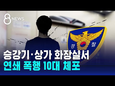   아파트 승강기 상가 화장실서 여학생 연쇄 폭행한 10대 PC방서 체포 SBS 8뉴스