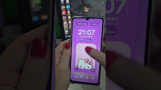 Algumas funções da tela de bloqueio do Samsung A07 #samsung