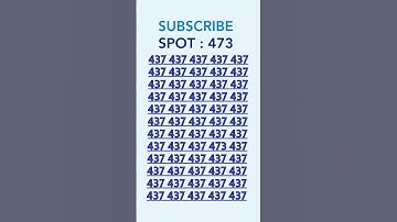 can you find 473 in 5 seconds? #wordpuzzlegame #game #mathematics #mindbendingquiz #puzzle