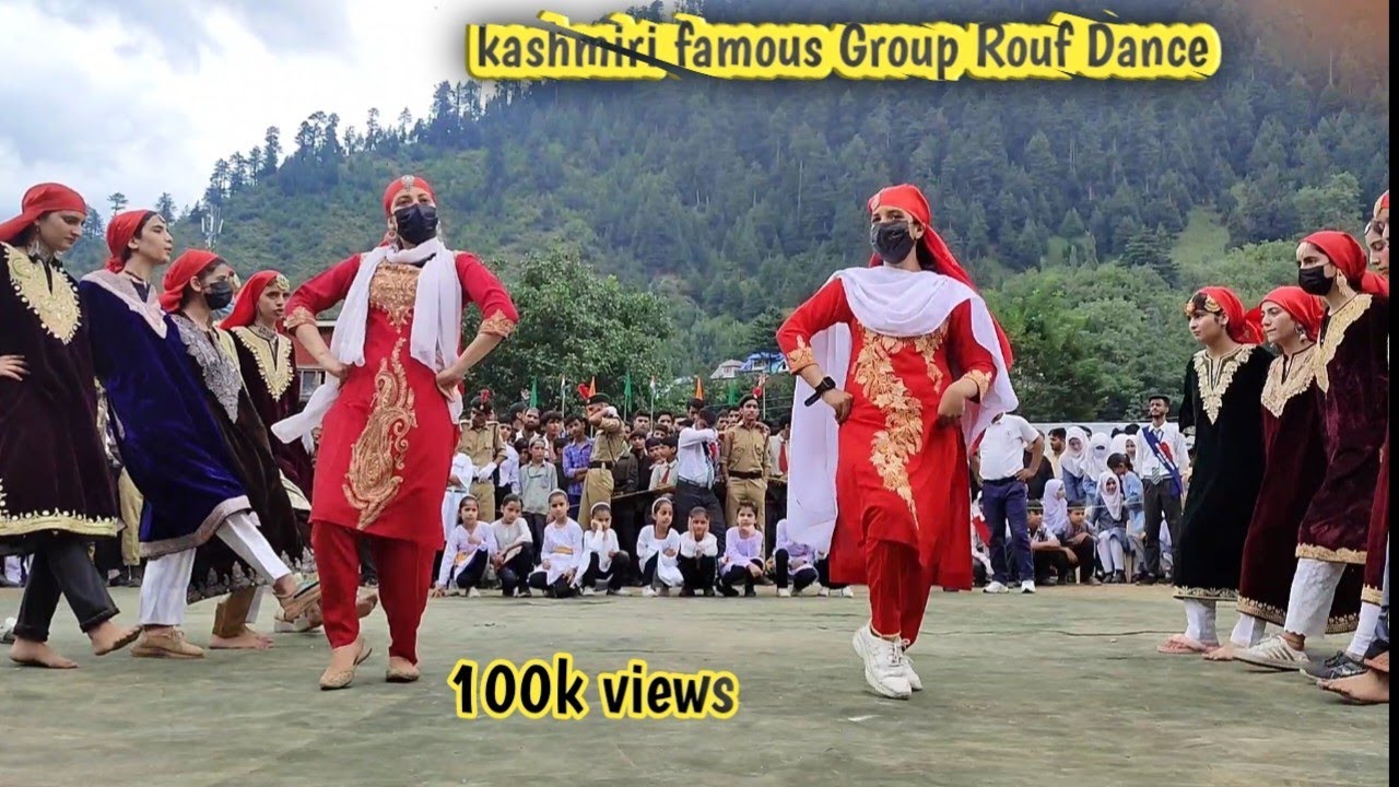 Kashmiri Famous Group Rouf Dance Celebrating 76th Independence Day In High Secondary Boniyar