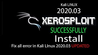 Install Xerosploit in KALI LINUX 2020.03 - Techy Biro