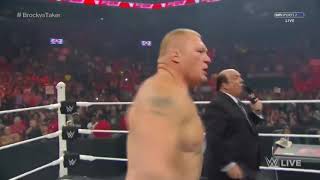 Brock Lesnar welcome Bo Dallas to suplex city