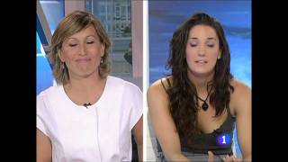 Mundial Shanghai 2011. Andrea Fuentes Entrevista Tve