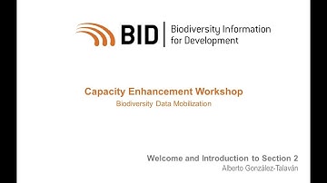 BID Workshop - Activity IV.01 - Introduction to the workshop