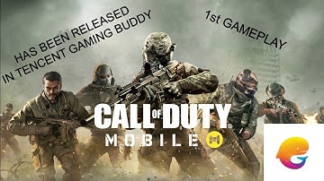 CALL OF DUTY MOBILE | RELEASED | OCTOBER 1 | TENCENT GAMING BUDDY  | 1ST GAMEPLAY