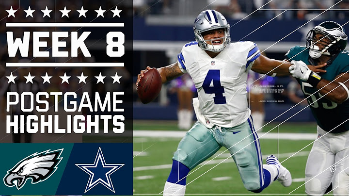 Eagles vs. Cowboys | NFL Week 8 Game Highlights