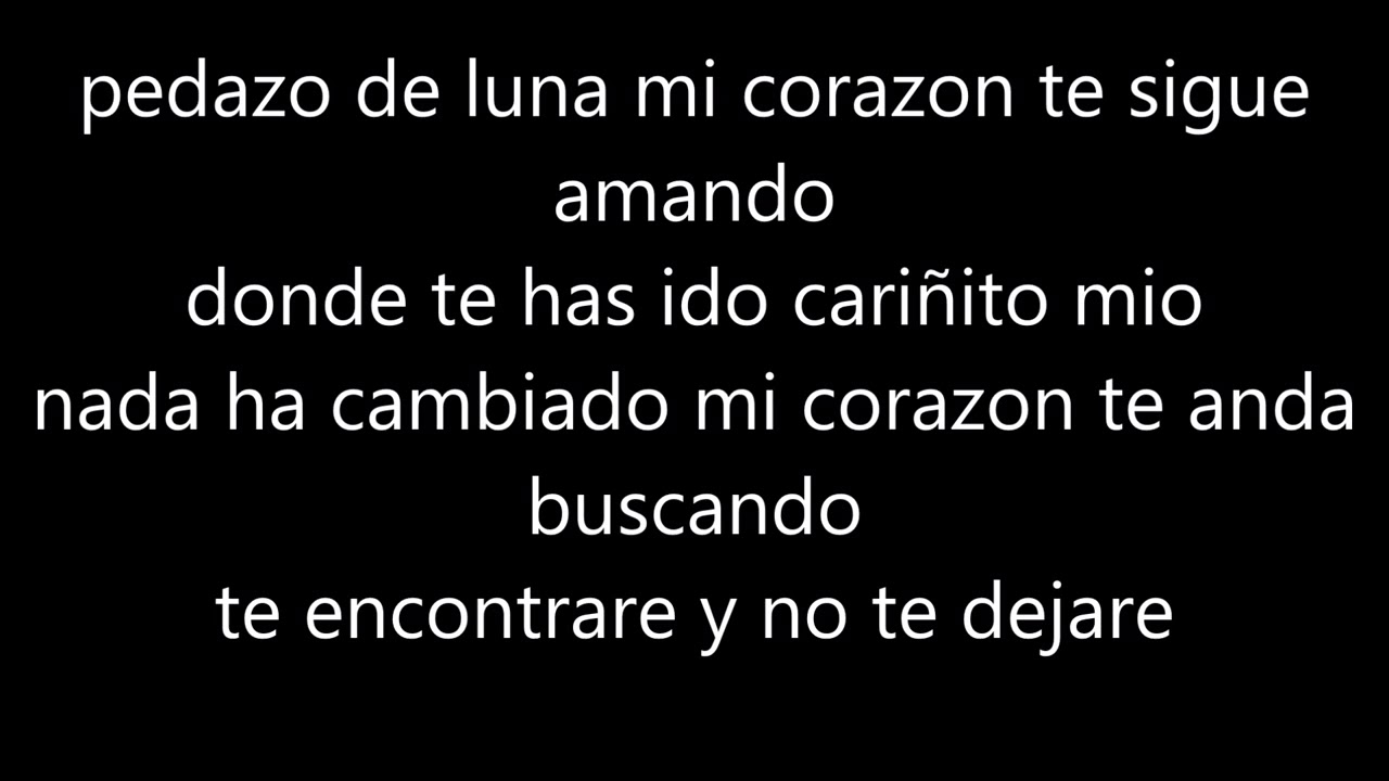 Grupo Guinda , pedazo de luna , karaoke