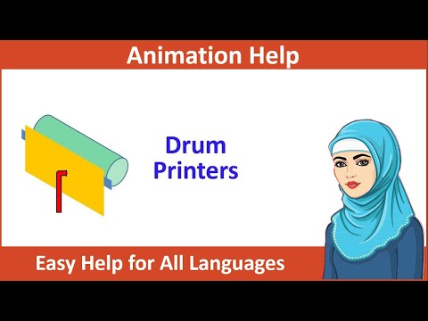 Drum Printer  Animation Video  Simple but Knowledge full Video