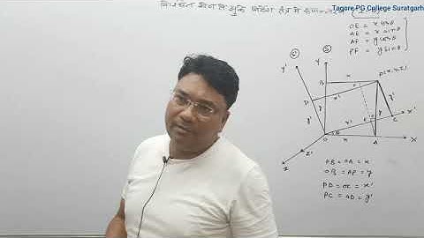 Transformation in an Incline Frame of Reference