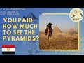 Camel Ride Through Sahara Desert &amp; Seeing the Pyramids of Giza in Egypt