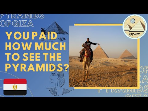 Camel Ride Through Sahara Desert & Seeing the Pyramids of Giza in Egypt