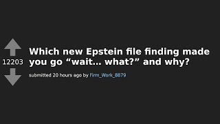 Shocking Revelations The Epstein Files That Left Reddit Stunned