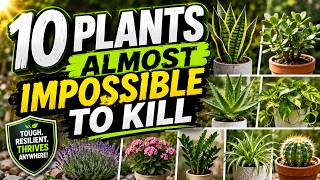10 Plants Almost Impossible to Kill! (No BS)