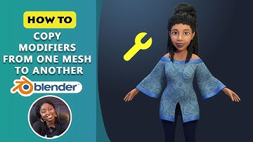 How To Copy Modifiers From One Mesh To Another In Blender