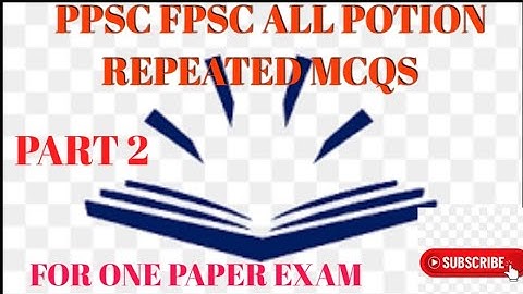 PPSC FPSC REPEATED MCQS GK ,COMPUTER, PAK AFFAIRS FOR EXCISE INSPECTOR, FBR,IB ALL JOBS