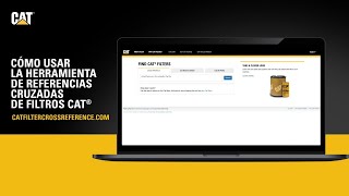 Cómo utilizar la herramienta de filtros de referencia cruzada Cat