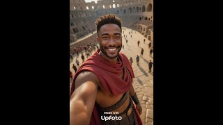 How to turn a selfie photo to be in the Colosseum for free with UpFoto screenshot 4