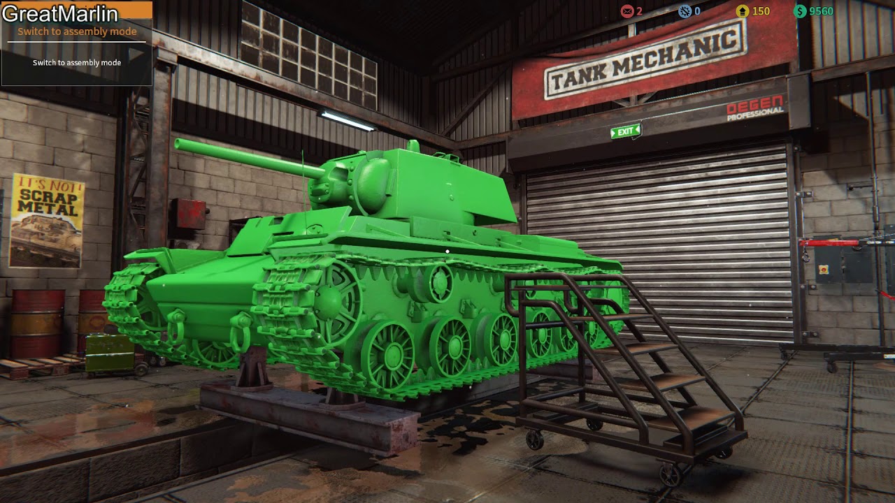 tank mechanic simulator