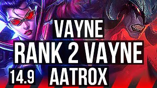 VAYNE vs AATROX (TOP) | Rank 2 Vayne | JP Challenger | 14.9