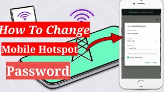 How to change Mobile Hot spot password | Smartphone hotspot password kise change kare screenshot 4