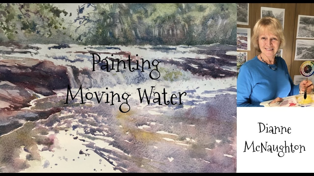 Painting Moving Water with Watercolour