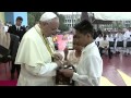 Pope Francis' emotional encounter with Tulay ng Kabataan kids
