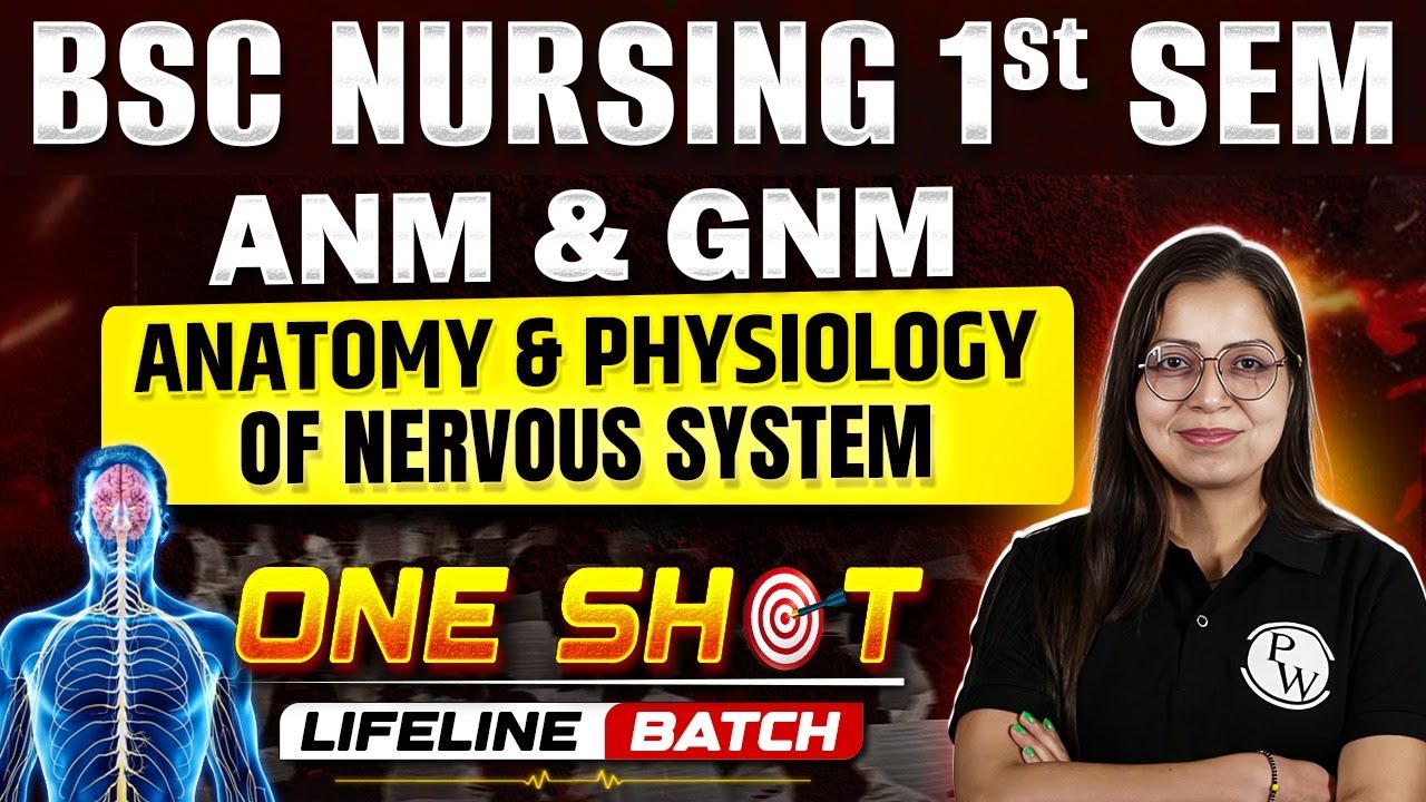 📚 Anatomy & Physiology of the Nervous System | B.Sc. 1st Sem, ANM & GNM | One Shot Session
