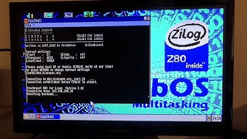 SymTel - TELNET for SymbOS - first try