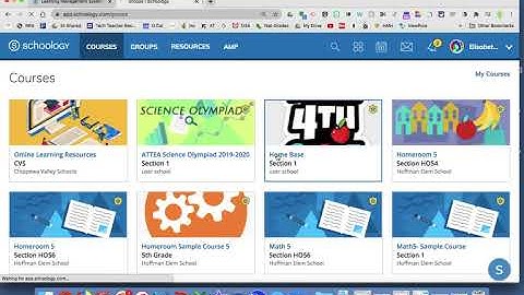 Moving Resources from Groups to Schoology Courses