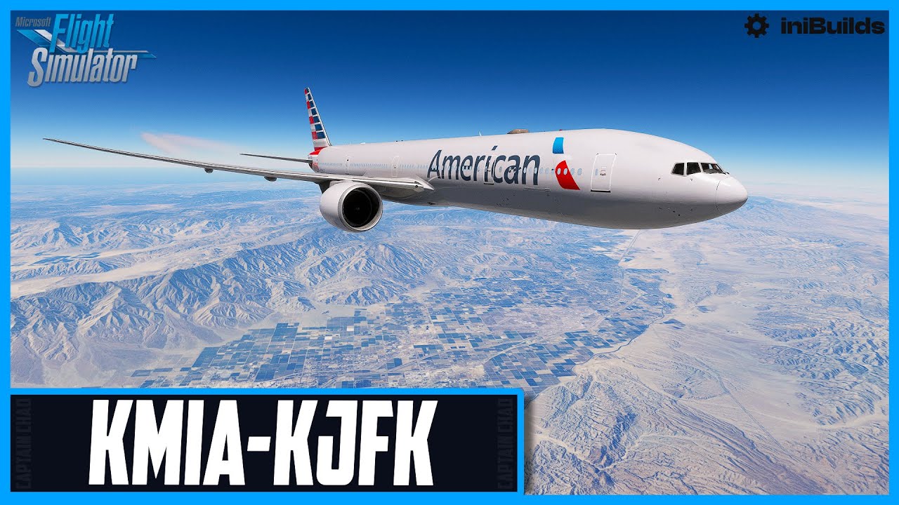 LIVE MSFS | Real World American Airlines OPS | Miami to JFK | PMDG 777 ...
