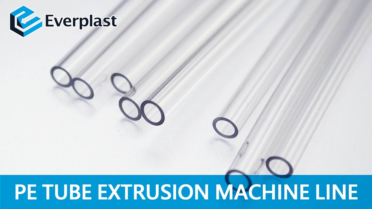 PE Tube Extrusion Machine Line | Everplast | pipe extrusion