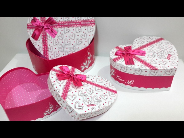  FOMIYES 3 cajas de regalo de San Valentín cajas de corazón en  forma de corazón para flores, cajas de rosas para arreglos de cartón, caja  de joyería de cartón, soporte de