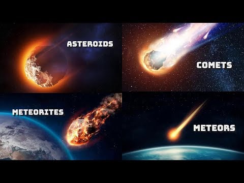 What are Asteroids, Comets, Meteorite and Meteors? – [Hindi] – Quick Support