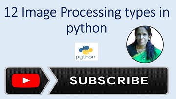 12 Image Processing types in python|rtan agarwal it informer