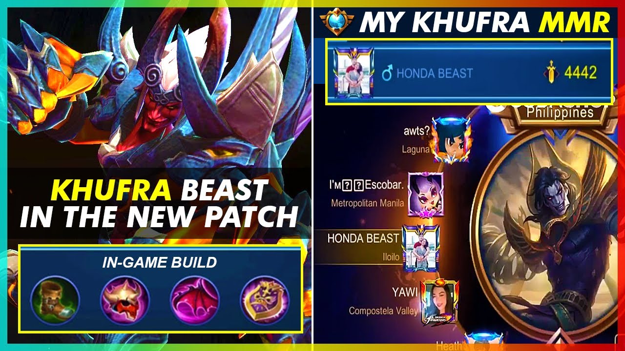 KHUFRA IN THE NEW PATCH | TANK ROTATION 101 | MLBB - YouTube