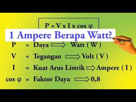 Video: Berapa watt 40 amp?