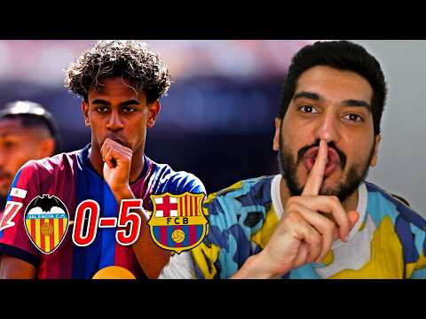 And This Is How You Win... Barcelona 5-0 Valencia Reaction !
