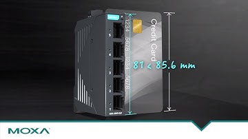 Go Small for Big Gains with the EDS-2000-EL Series Industrial Unmanaged Switches