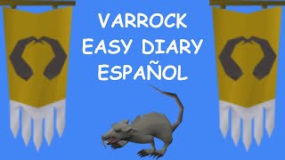 [OSRS] Varrock EASY Diary (Español)