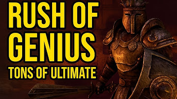 ESO Tank Build: Rush of Genius for Ultimate Gen, Debuffs & Survivability