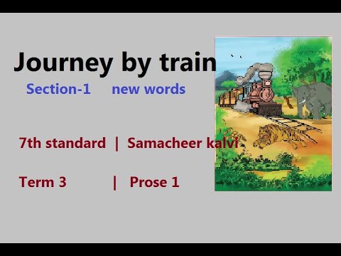 journey by train 7th standard