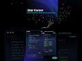 Star Cursor Animated using CSS #css #shorts #css3 #frontenddeveloper #code #css3animation